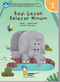 Bayi Gajah Belajar Minum