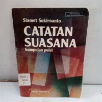 Catatan Suasana Kumpulan Puisi