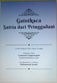 Gatotkaca Satria Dari Pringgadani