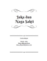 Jaka dan Naga Sakti