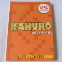 KAKURO  BUKU TEKA TEKI