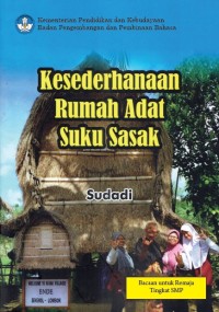 KESEDERHAAN RUMAH ADAT SUKU SASAK