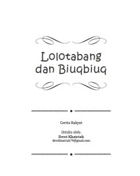 Lolutabang dan Biubiuq