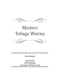 Misteri Telaga Warna