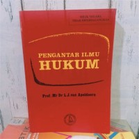 Pengantar Ilmu Hukum