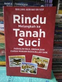 Rindu Melangkah Ke Tanah Suci