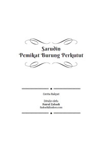 Sarudin Pemikat Burung Perkutut