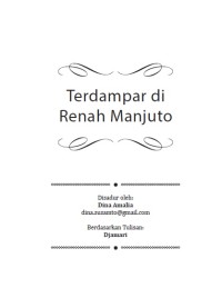 Terdampar di Renah Manjuto