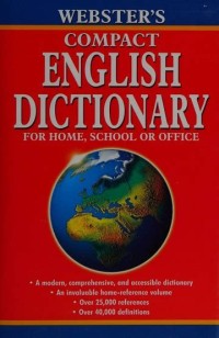 Websters Compact English Dictionary